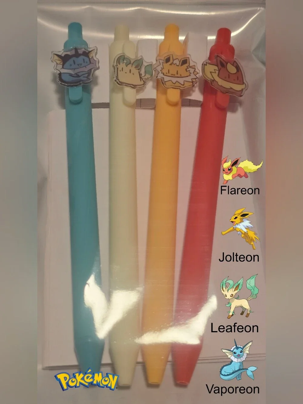 Pokemon Eeveelutions Gel Pen Set